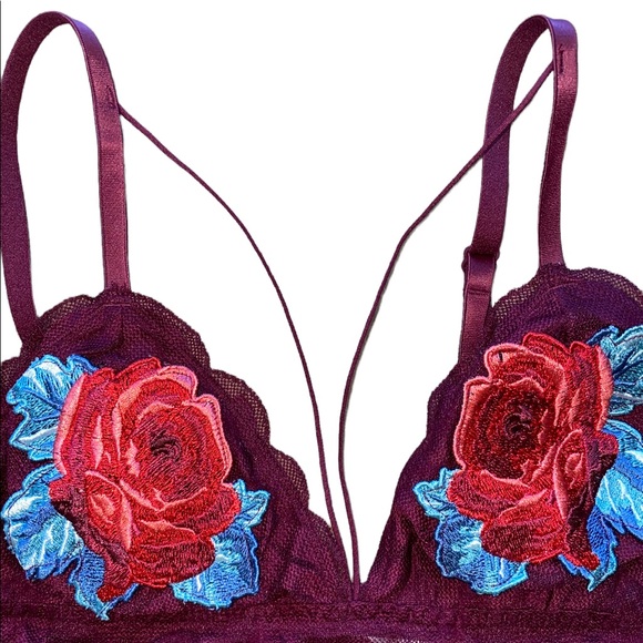 Victoria Secret Bralette with Rose Embroidery - Picture 9 of 10